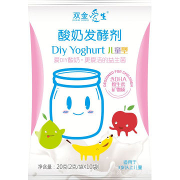 Probiótico saudável iogurte não leiteria